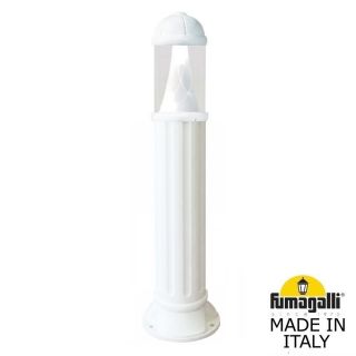Садовый светильник-столбик Fumagalli SAURO белый D15.555.000.WXD1L.CRB