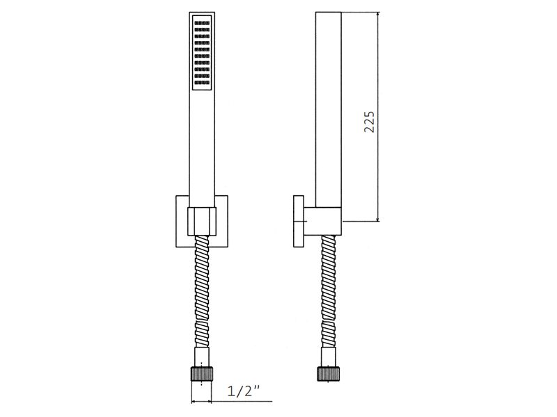 Душевой гарнитур Mamoli Blade PD400001 фото 2