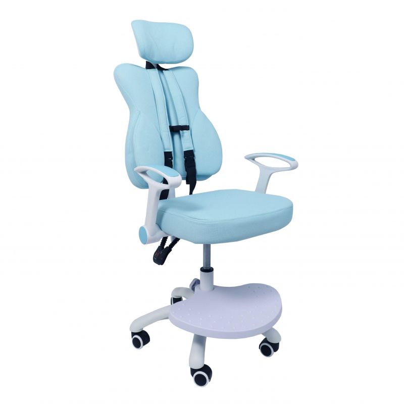 Кресло поворотное LOLU, ткань, (синий) 102541