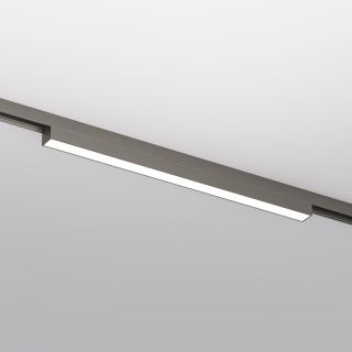 Трековый светильник Denkirs SHINE LINEAR со светодиодом L301*W19*H27, 48V DC, 12W, RA90, 3000K, IP20, темный никель, алюминий DK5751-DN