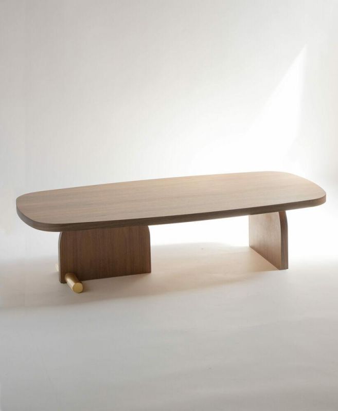 Стол Nomon MESAS NOVA 3 Walnut/Gold BD-3115442 фото 2