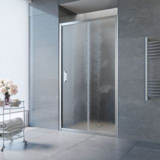 Душевая дверь Vegas Glass ZP 115 08 02, профиль хром, стекло шиншилла