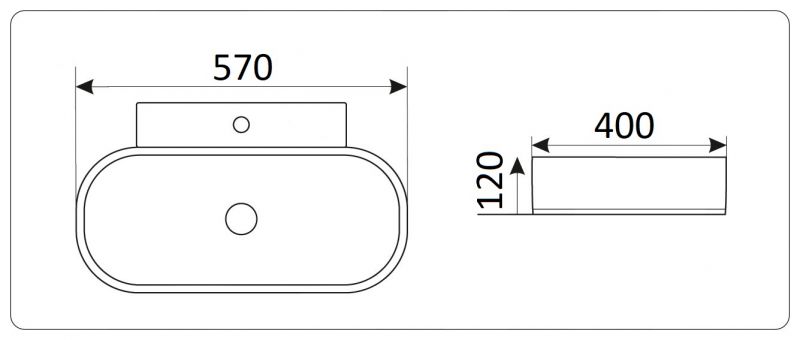 Раковина CeramaLux N 9234