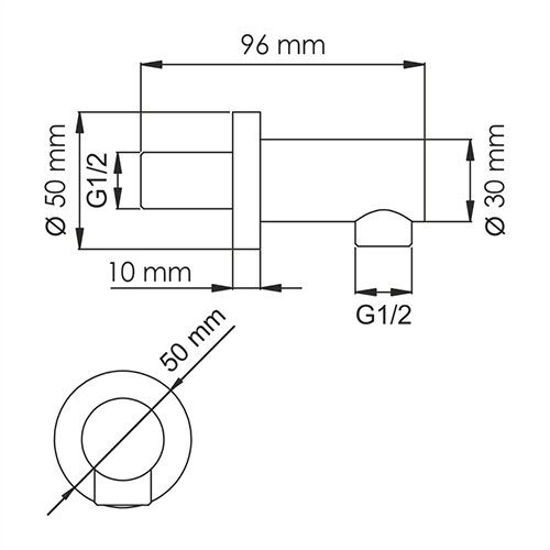 Подключение шланга WasserKRAFT A147