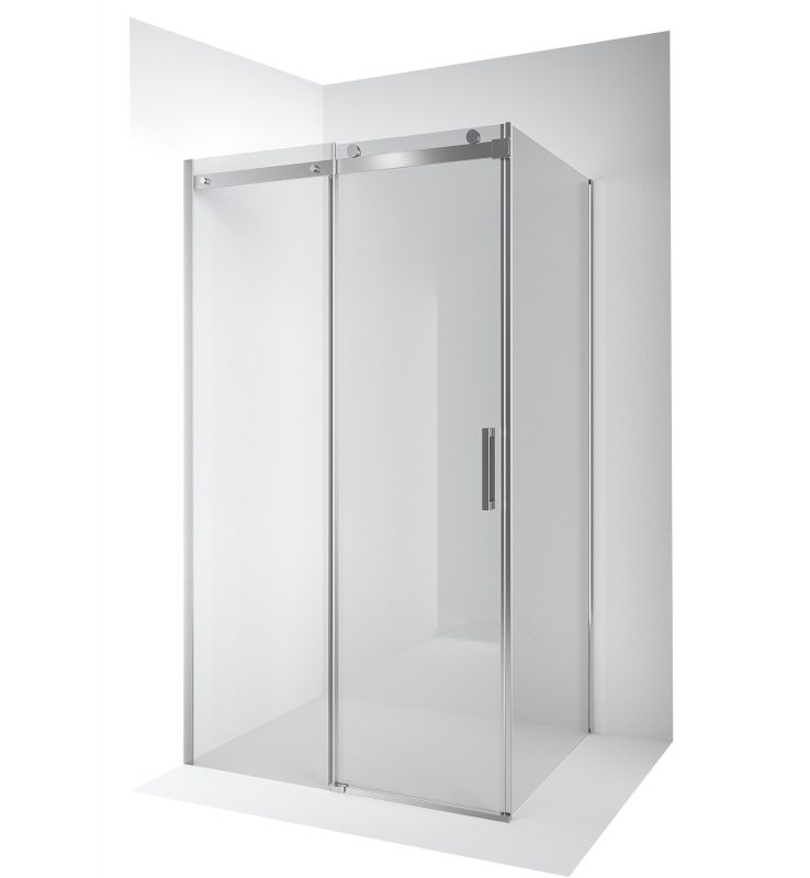 Душевой уголок Ambassador Benefit 19021103HX-120HX 140x200 cм, профиль хром, стекло прозрачное фото 1