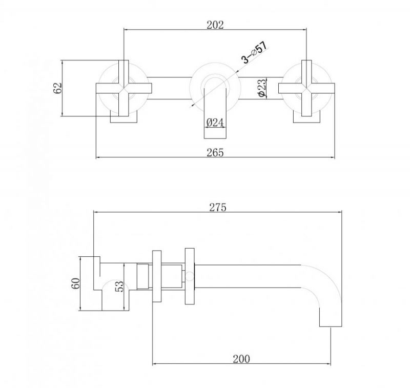 Смеситель для раковины Abber Wasser Kreis AF81121