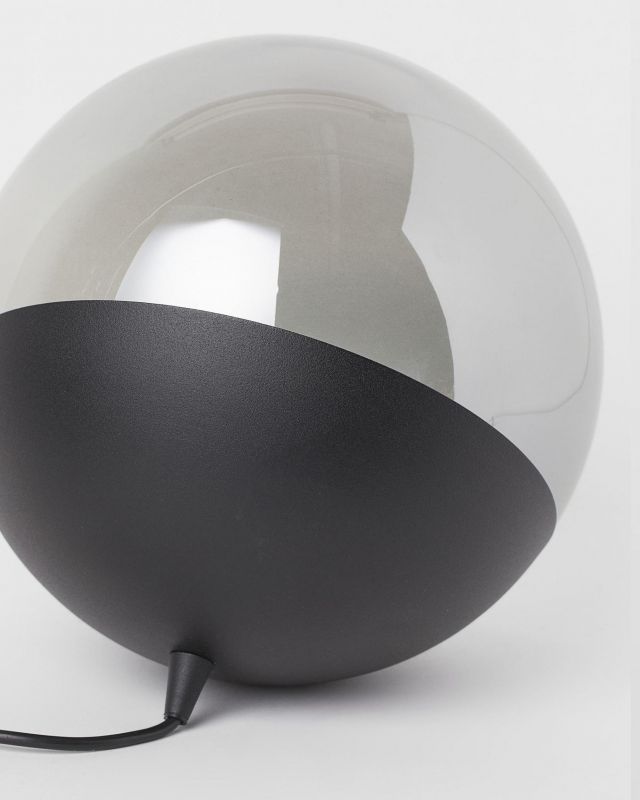Большой чёрный светильник LH Mirror Home Уорд с дымчатым плафоном BD-3069829 фото 2