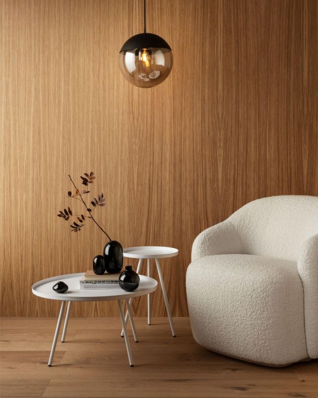 Большой чёрный светильник LH Mirror Home Уорд с дымчатым плафоном BD-3069829 фото 3