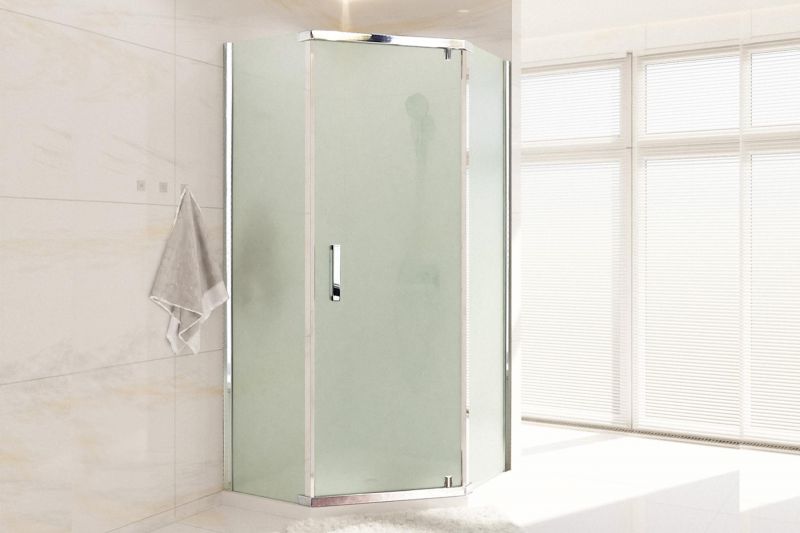 Душевой уголок Royal Bath TR RB1080TR-C-CH 100 стекло матовое/профиль хром фото 2