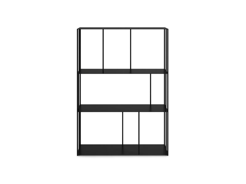 Стеллаж ОГОГО Обстановочка Shelf черный низкий BD-3145335 фото 1