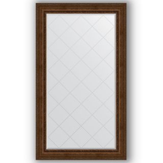 Зеркало с гравировкой в багетной раме 102x177 Evoform EXCLUSIVE-G BY 4429 состаренная бронза с орнаментом