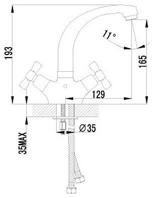 Смеситель Lemark Benefit LM2507C фото 3