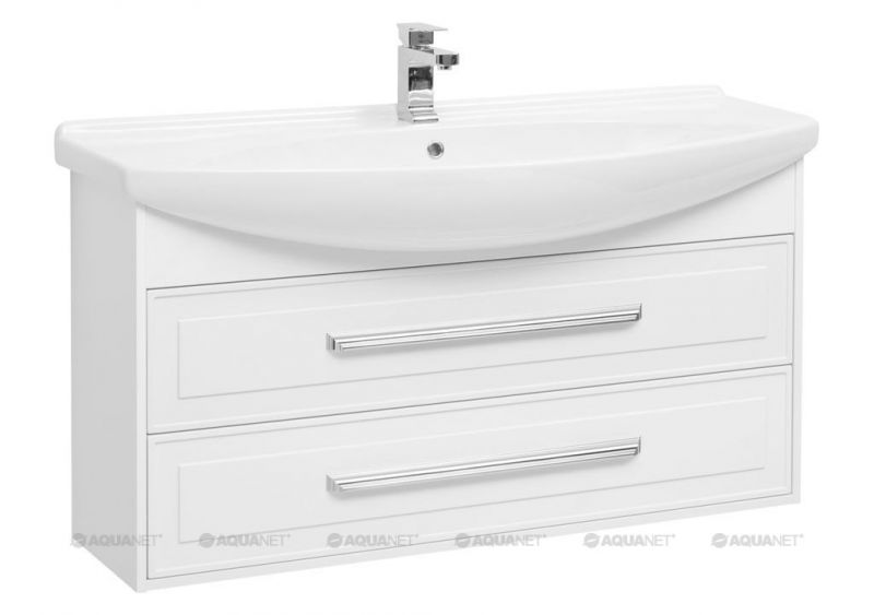 Тумба с раковиной Aquanet Остин 120 белый 00212639 фото 1
