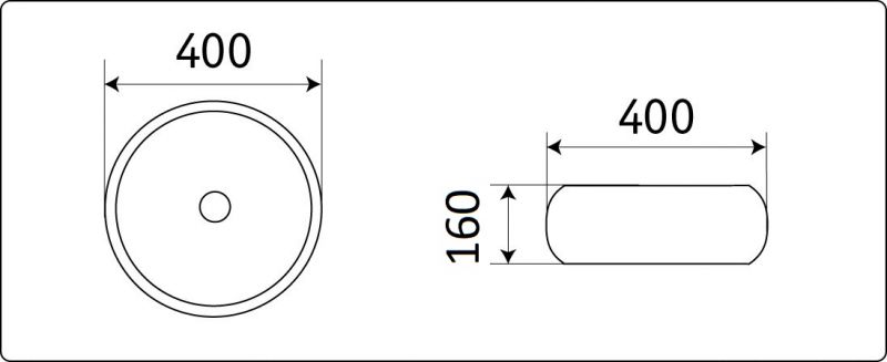 Раковина CeramaLux NC 78217