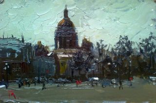 Картина "Холодный город" Головченко Алексей