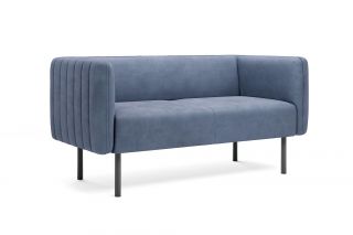 РИО Диван прямой синий D1 furniture BD-2927067