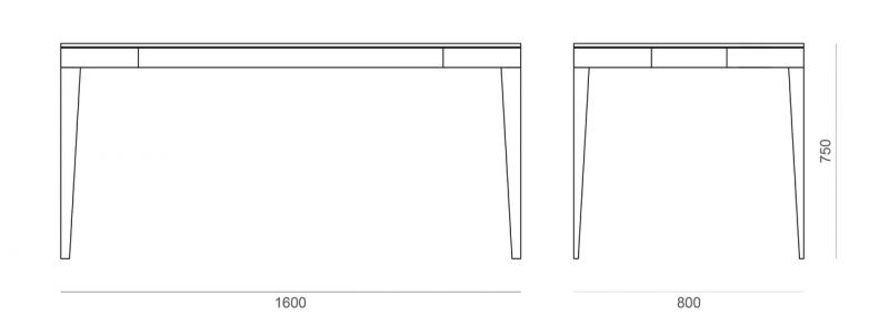 Стол обеденный  Мебельная мастерская Строгановых LINE BD-3057208 фото 3