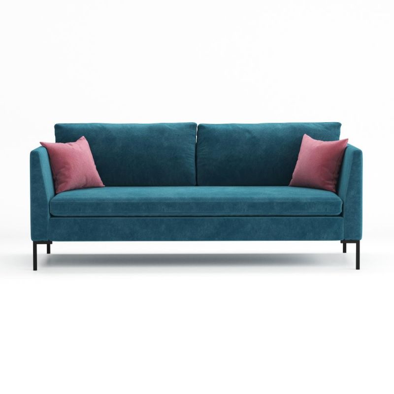 Диван Ambia Kona с узкими локтями голубой BD-3069383 фото 1