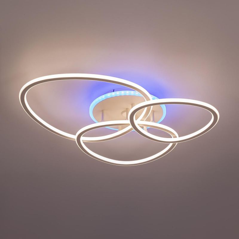 Люстра потолочная с пультом Citilux TRIO 3000-5500К (теплый,белый,холодный) CL215B130 фото 12