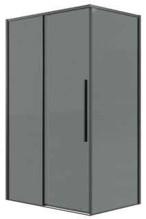 Душевой уголок Grossman Galaxy 120.K33.01.1410.42.10, 140х100 см, профиль графит сатин, стекло тонированное