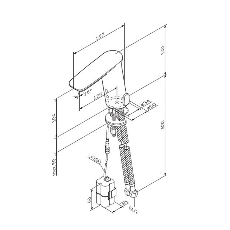 Смеситель для раковины AM.PM Inspire V2.0 F50A02300