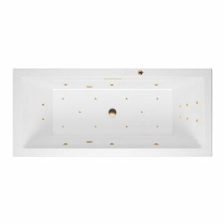 Акриловая ванна Excellent Heaven Slim WAEX.HEV18S.ULTRA.GL 180x80  с г/м, золото