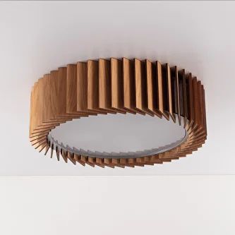 Потолочный светильник Woodled Rotor Chandelier S , дуб , вплотную к потолку RC-01-S фото 1