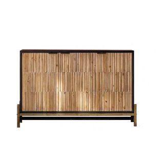 Комод Kelly Lounge, черный, 136x87x41, KL-2211H2242-BLACK