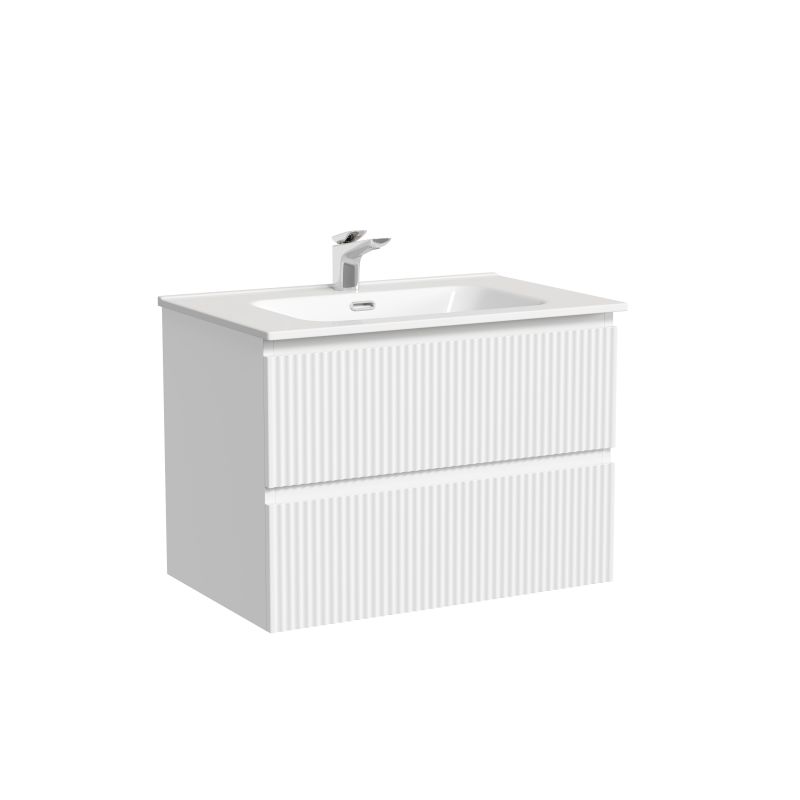 Тумба под раковину подвесная SANCOS SNOB R SNR70W Bianco 69 см R фото 1