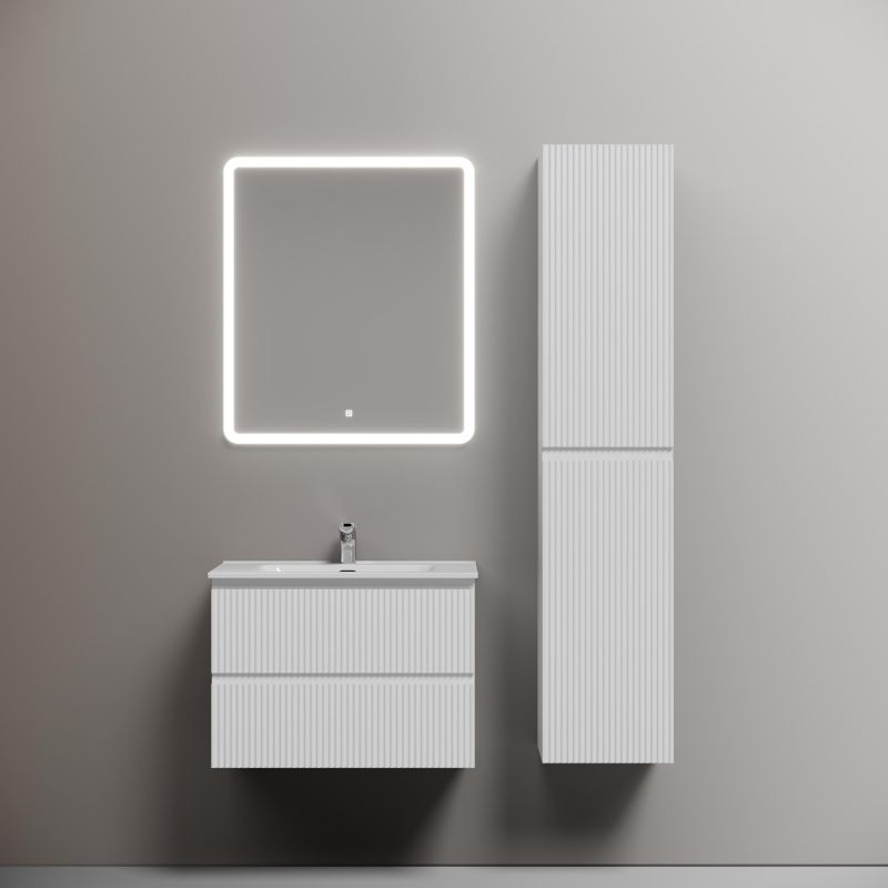 Тумба под раковину подвесная SANCOS SNOB R SNR70W Bianco 69 см R фото 2