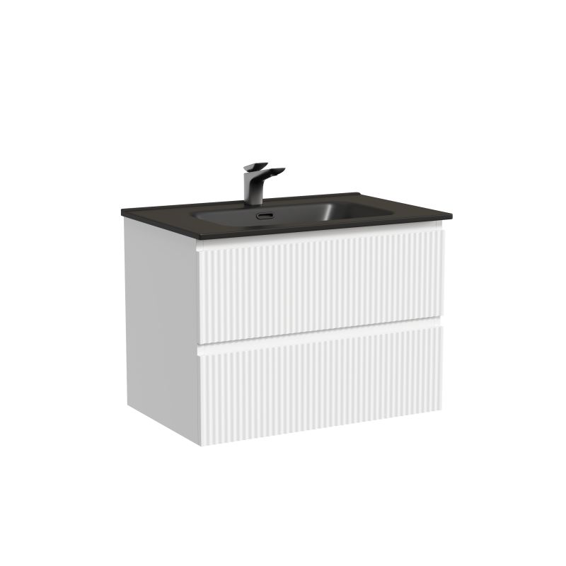 Тумба под раковину подвесная SANCOS SNOB R SNR70W Bianco 69 см R фото 7