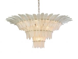 Люстра Newport 8800 Gold Clear glass with white sand E14 8821/C gold white