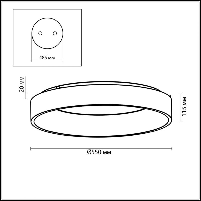 Люстра потолочная Odeon Light sole 4062/50CL