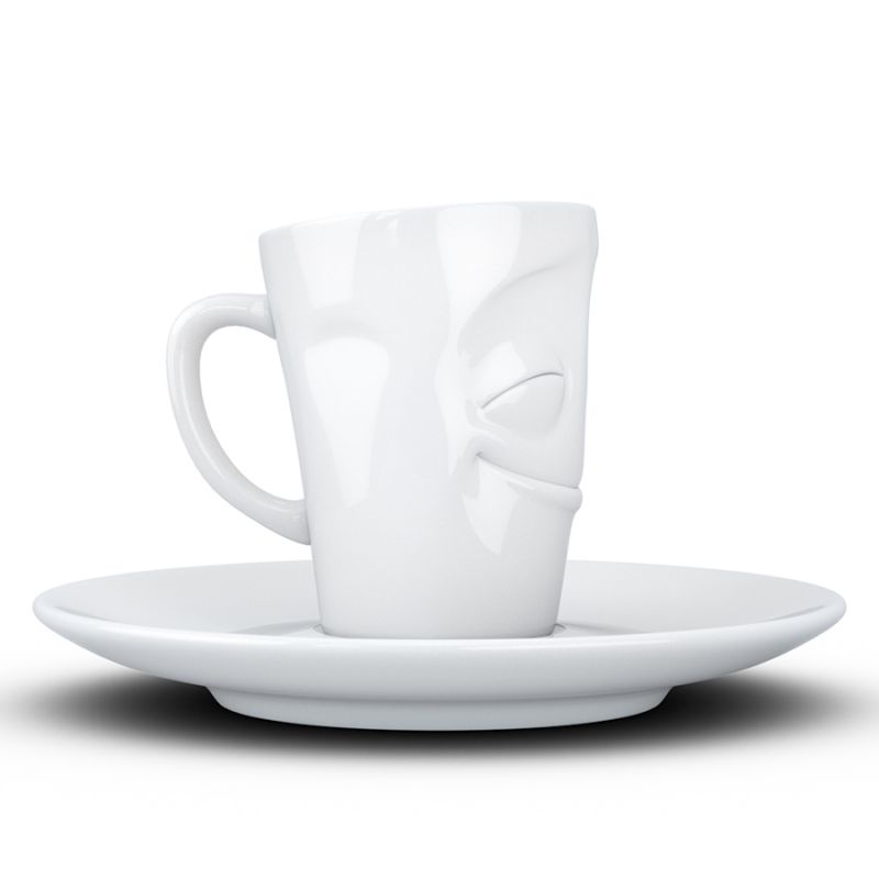 Кофейная чашка с блюдцем Tassen Cheery 80 мл белая T02.12.01