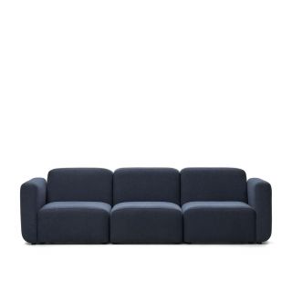 Трехместный модульный диван синего цвета 263 см Neom  La Forma (ex Julia Grup) BD-2607703