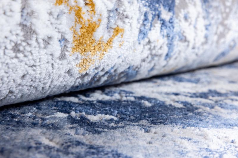 Турецкий ковер из полипропилена и полиэстера Carpet «LIZI» LZ0955A-BLU 200 x 290 см фото 4