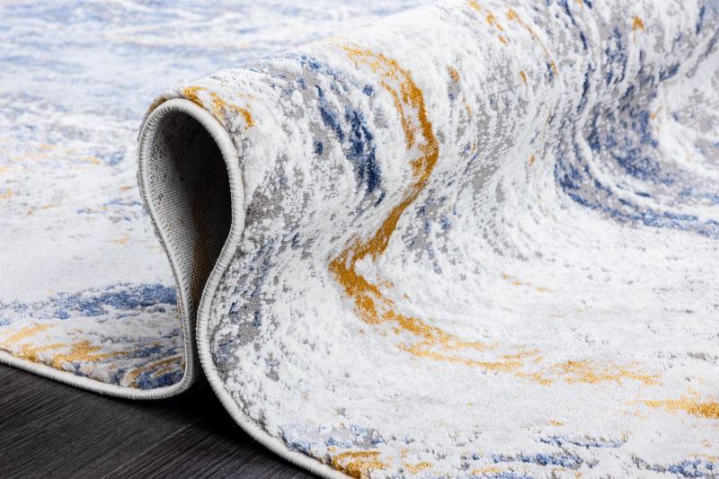 Турецкий ковер из полипропилена и полиэстера Carpet «LIZI» LZ0955A-BLU 200 x 290 см фото 7