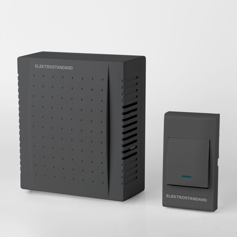 Звонок электромеханический Elektrostandard DBQ26 1M IP44 черный фото 1