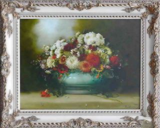 Картина "Розы в голубой вазе" Федорова Ирина