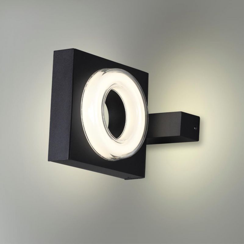 Уличный настенный светильник Odeon Light черный/металл  IP54 LED 5W 4000K AC85-265V VART 6654/5WL