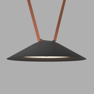 Cветильник  Denkirs Flow для трека-ремня Belty D300*H71мм, 48V DC, 20W, RA90, 120°, 3000K, IP20, черный, алюминий DK5565-BK