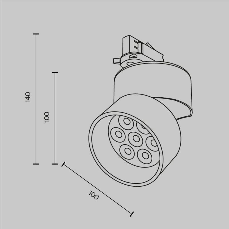 Трековый светильник Maytoni Alfa TR199-3-15W4K-M-B фото 10