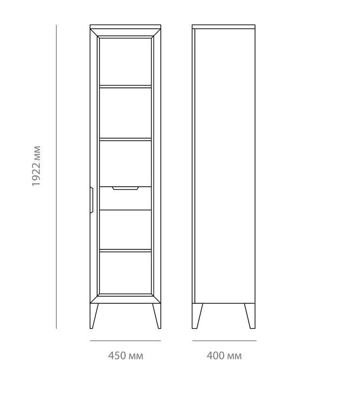 Витрина Мебельная мастерская Строгановых LINE BD-3057228