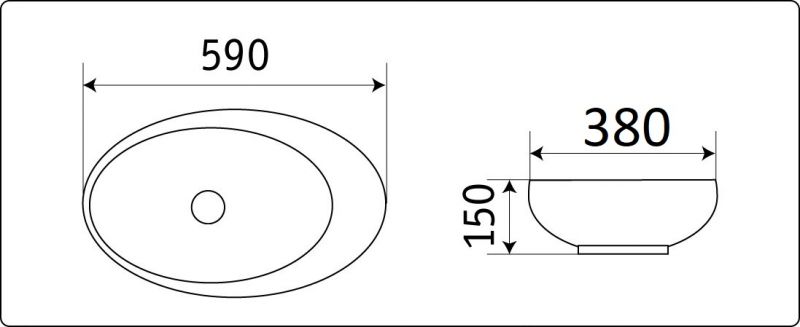 Раковина CeramaLux N 78255