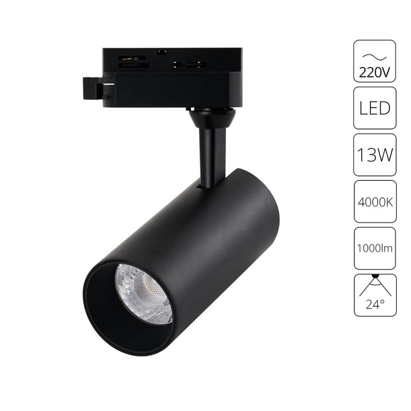 Трековый светильник Arte Lamp REGULUS A4568PL-1BK фото 1