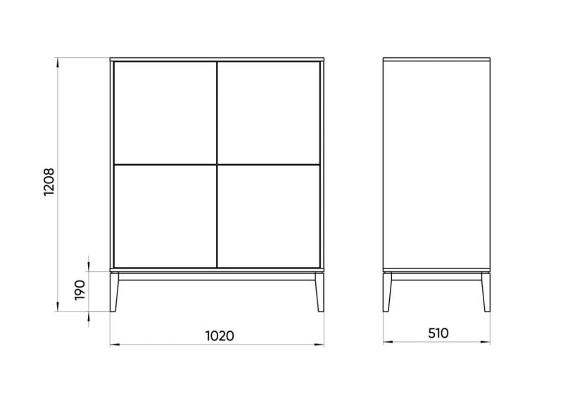 Шкаф Ellipsefurniture Fjord FJ010102300101