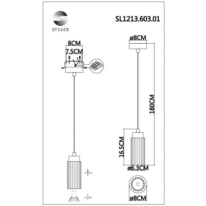 Подвес ST Luce KENDO SL1213.603.01