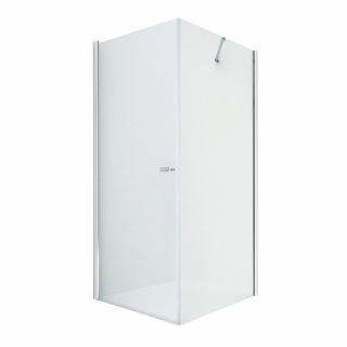 Душевой уголок New Trendy NEW SOLEO 90x90 D-0141A/D-0088B, профиль хром, стекло прозрачное