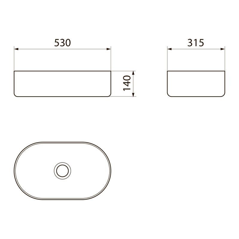 Умывальник Point Виктория PN43061