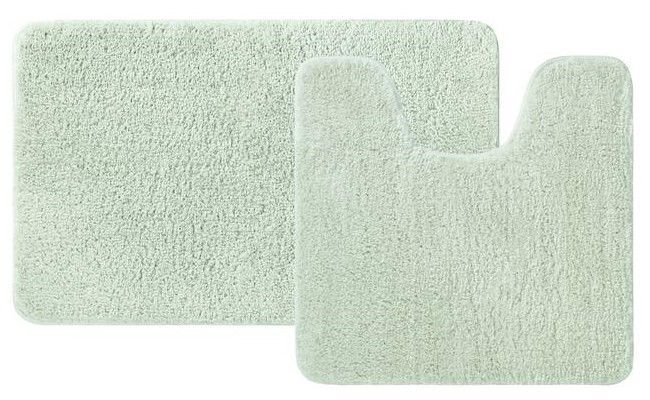 Набор ковриков для ванной комнаты Iddis BSET05Mi13, 50х80 + 50х50, светло-зеленый